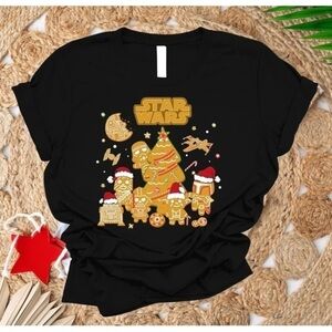 Starwars Gingerbread Christmas Shirts For Family Christmas Matching Shirts
